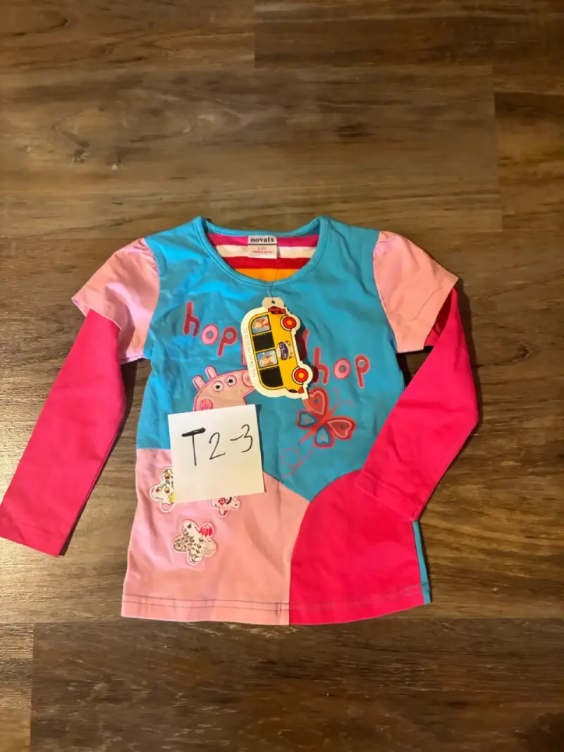 Polera infantil Novatx Peppa Pig talla 2-3 - 1