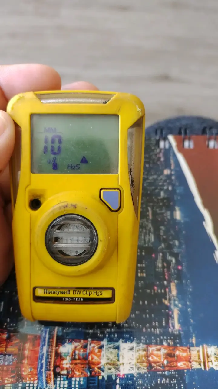 Detector de gas Honeywell BW Clip H2S - 3