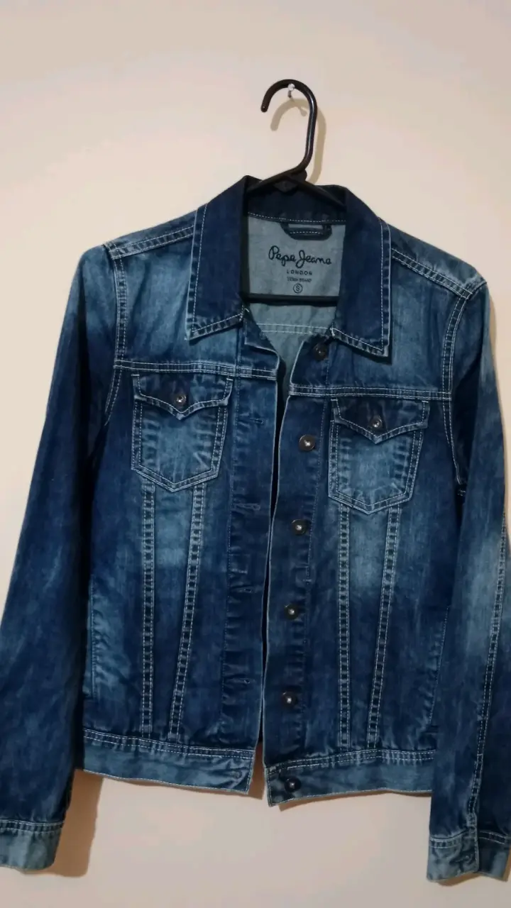 Chaqueta de mezclilla Pepe Jeans azul