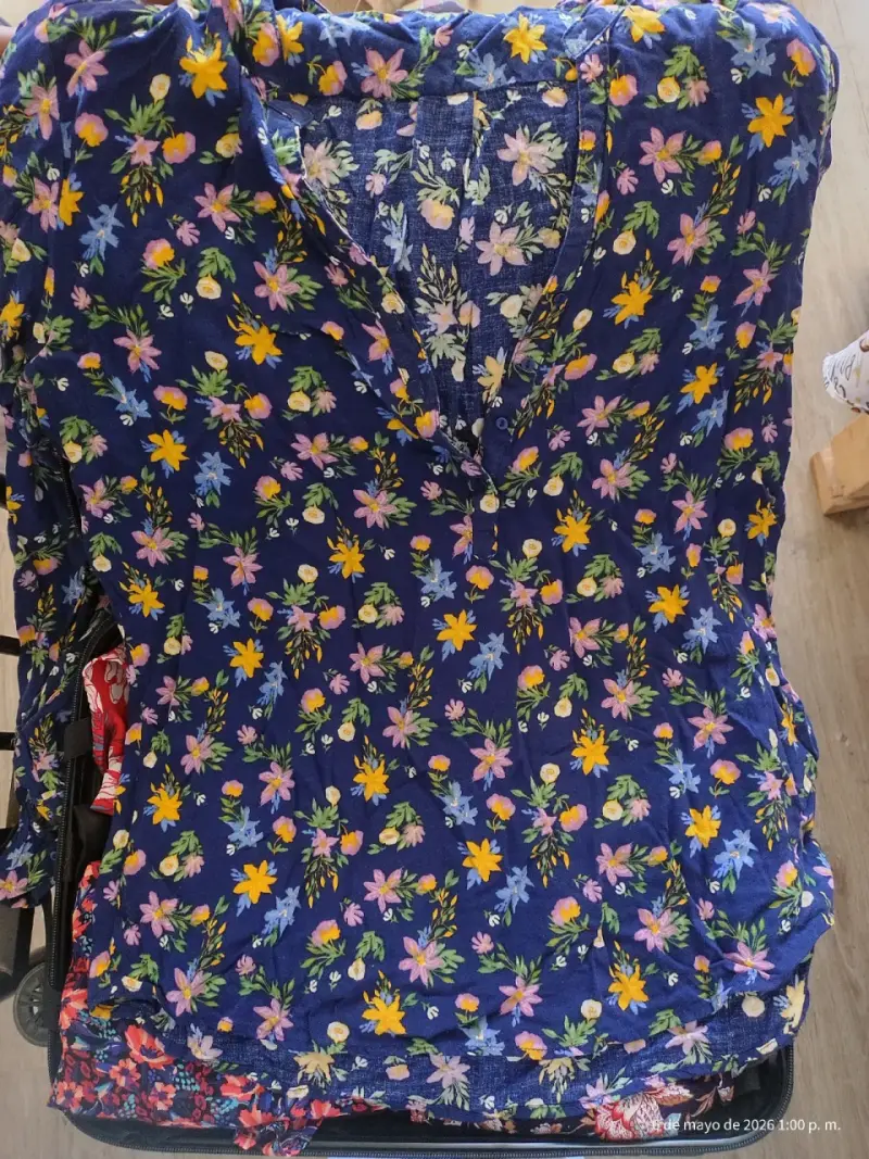 Blusa floral rojo Kimera - 4