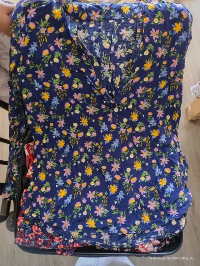 Blusa floral rojo Kimera - miniatura 5