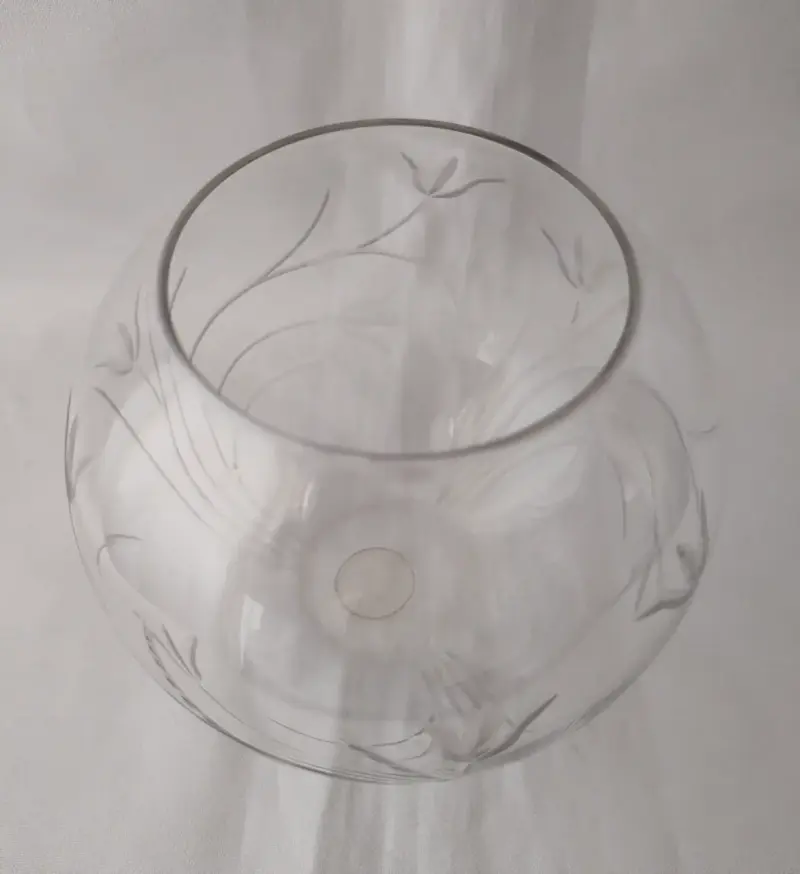 Cuenco de cristal tallado para centro de mesa - 2