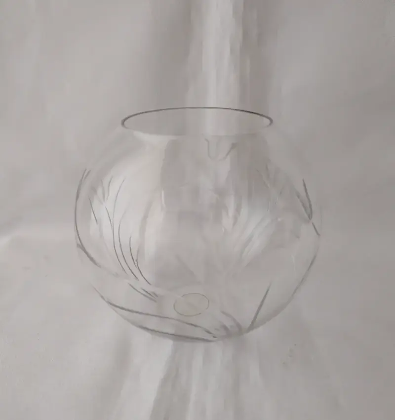 Cuenco de cristal tallado para centro de mesa - 3