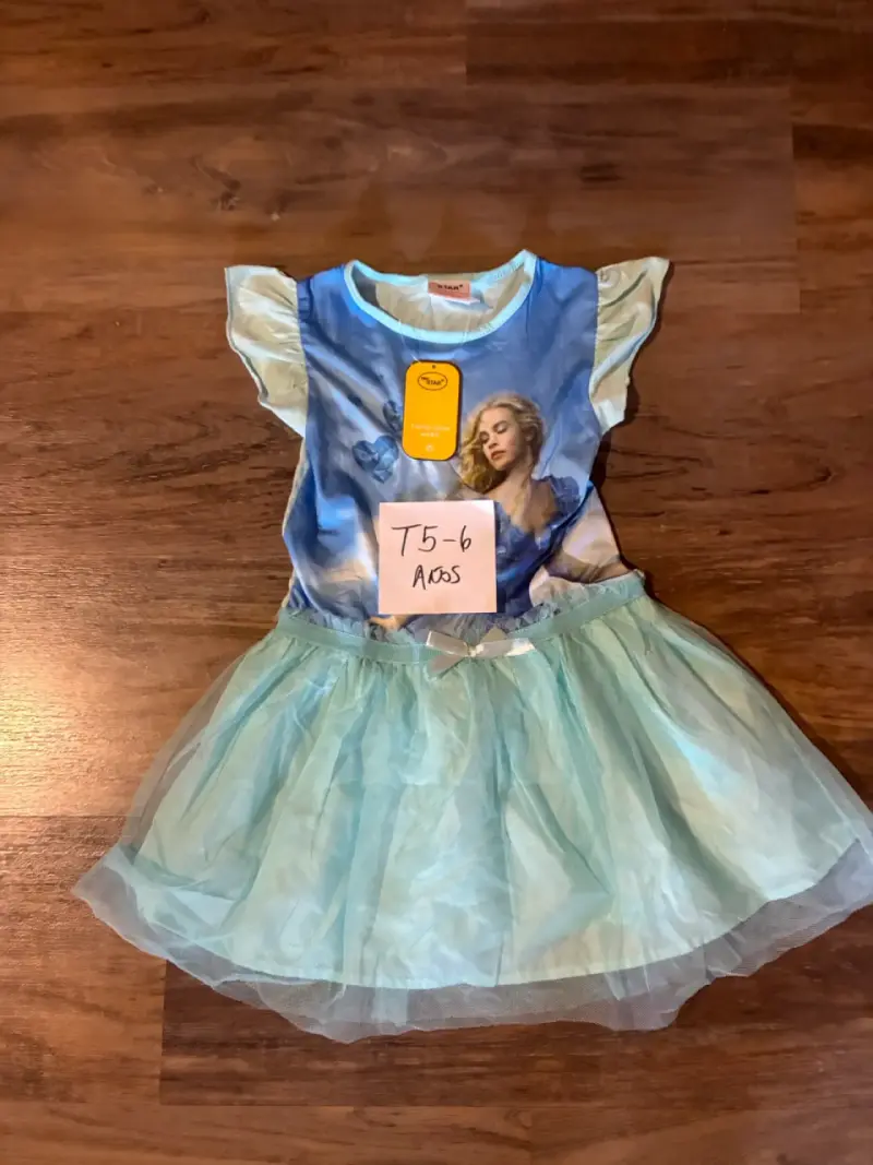 Vestido infantil de princesa talla 5-6 años - 1