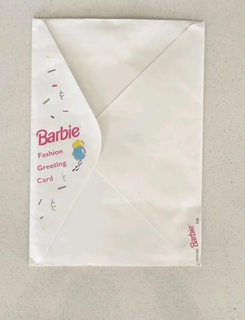 Tarjeta de cumpleaños Barbie con sobre - 3