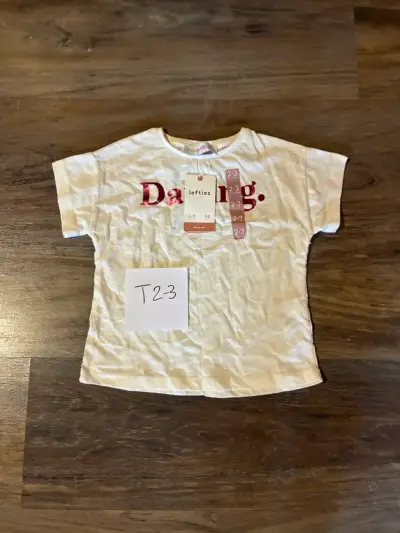 Polera infantil Lefties blanca con estampado - miniatura 1