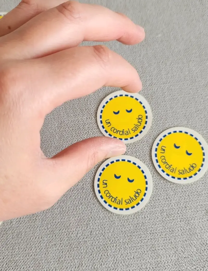 Set de stickers "Un cordial saludo" - 1
