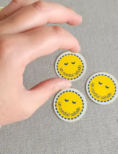 Set de stickers "Un cordial saludo" - miniatura 1