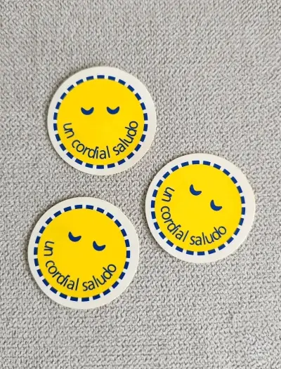 Set de stickers "Un cordial saludo" - miniatura 4