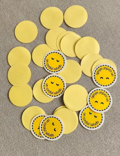 Set de stickers "Un cordial saludo" - miniatura 5