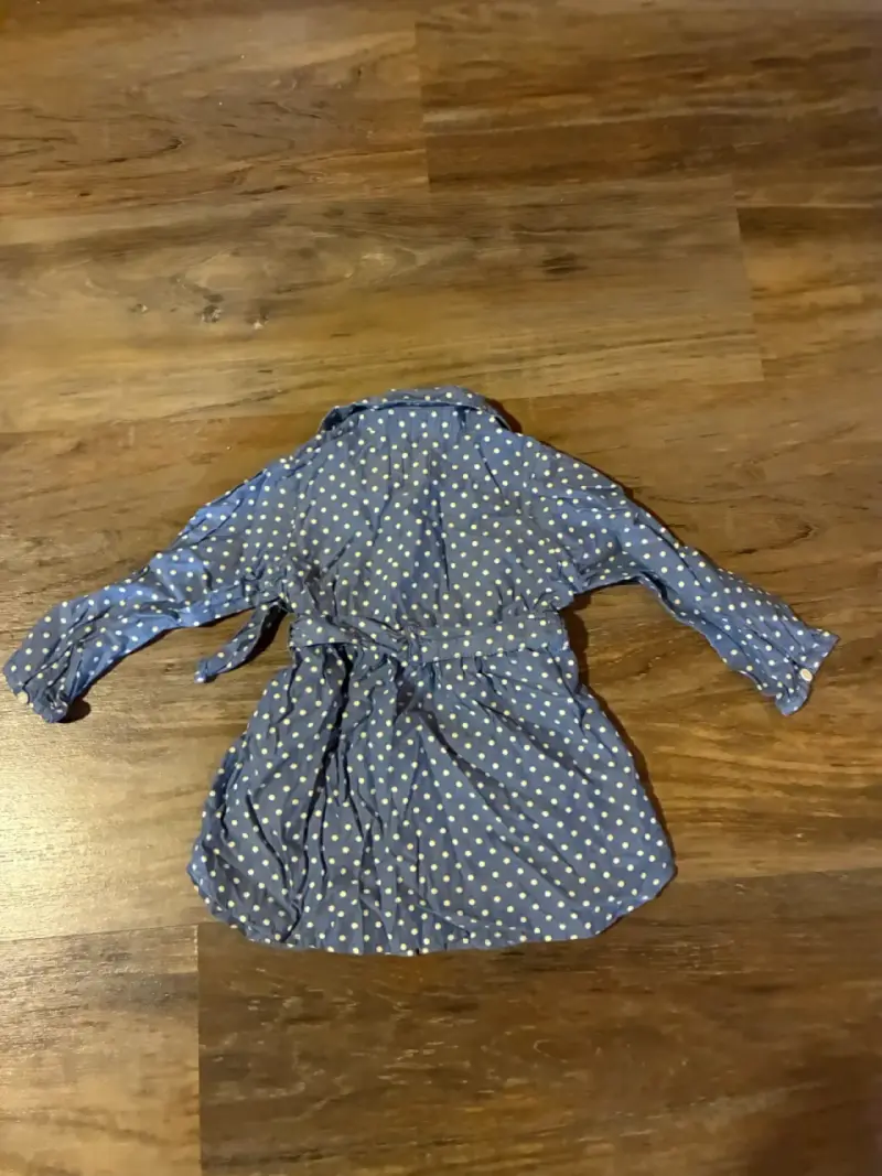 Vestido H&M azul talla 9-12 meses - 3