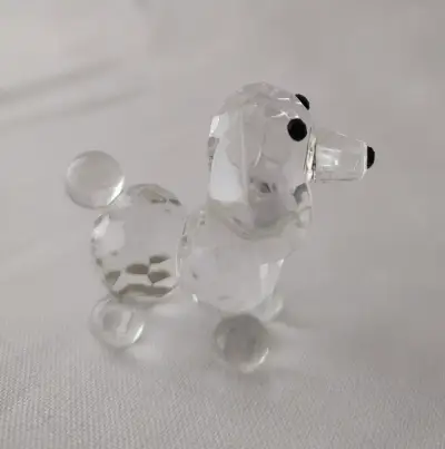 Figuras decorativas de cristal perro y Tortuga - miniatura 3