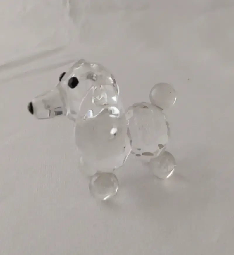 Figuras decorativas de cristal perro y Tortuga - 4