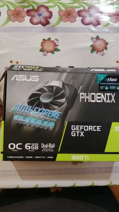 Tarjeta gráfica ASUS GeForce GTX 1660 Ti 6GB - miniatura 1