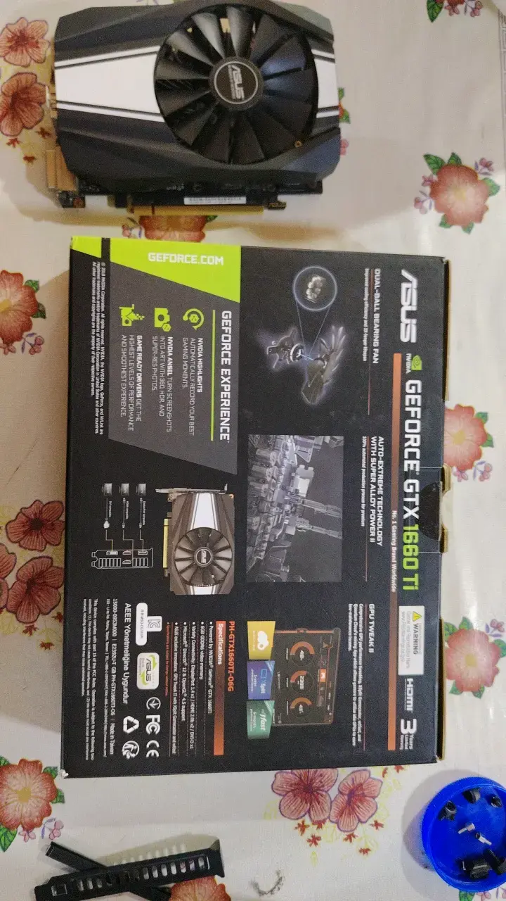 Tarjeta gráfica ASUS GeForce GTX 1660 Ti 6GB - 6