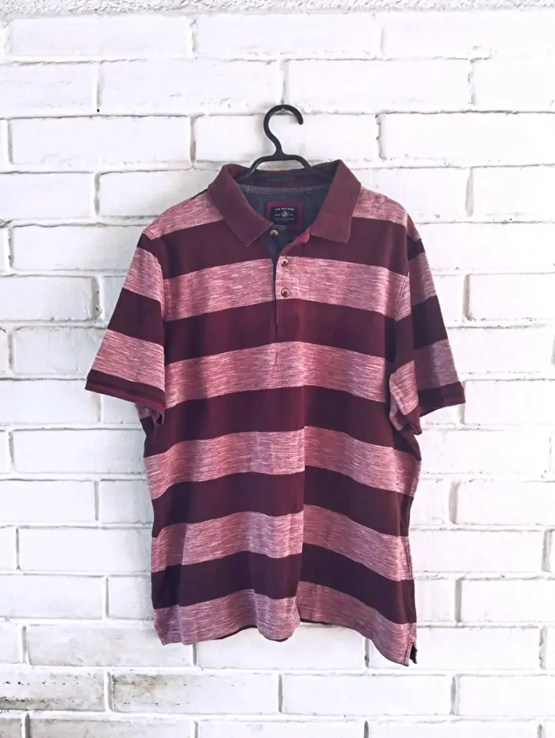 Polera polo a rayas