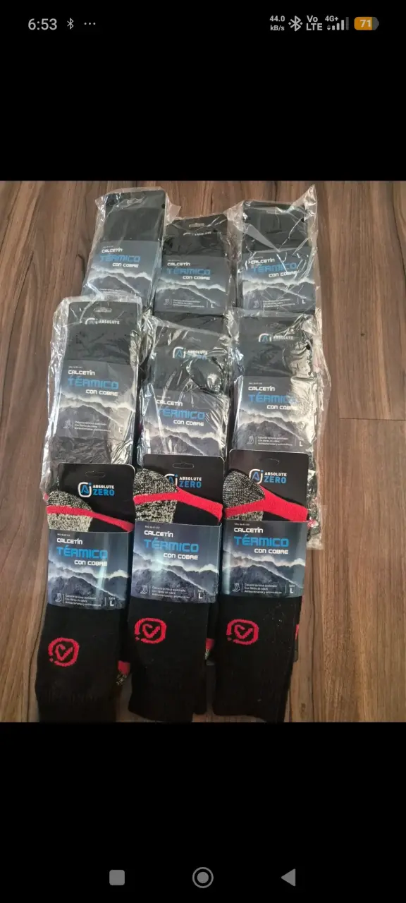 Calcetines térmicos con cobre Absolute Zero