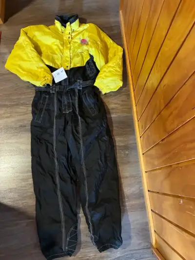 Traje de esquí amarillo y negro talla 38-40 - miniatura 1