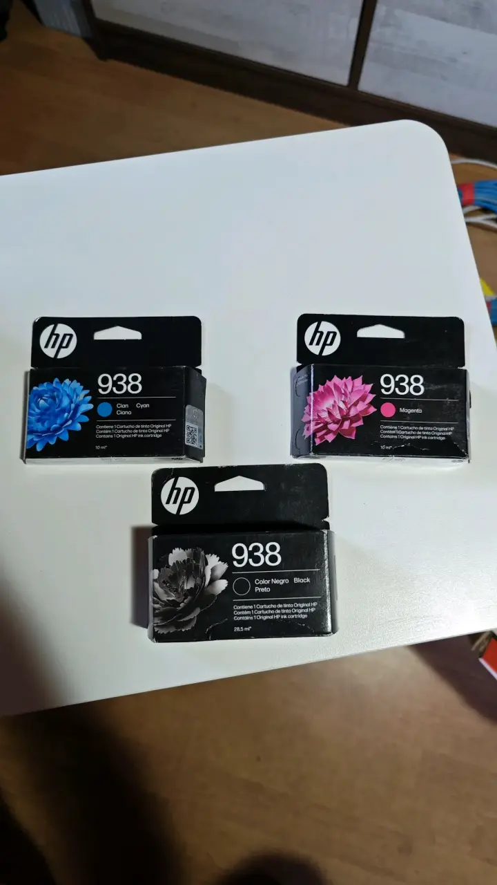Cartuchos de tinta HP 938 en varios colores - 2