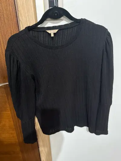 Suéter negro de mujer talla S - miniatura 1