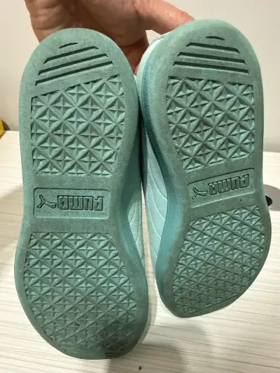 Zapatillas Puma de gamuza verde menta - miniatura 5