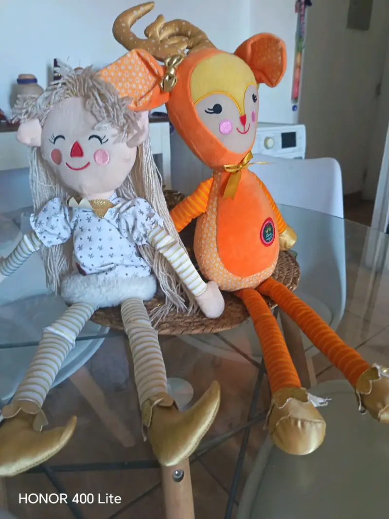 Muñecas de tela decorativas artesanales - 3