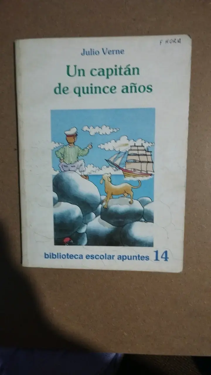Libro 'Un capitán de quince años' Julio Verne