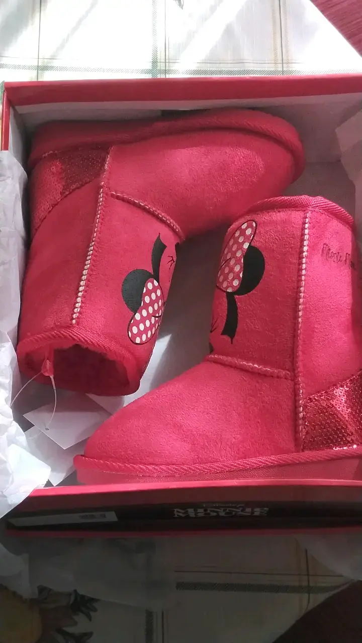 Botas Minnie Mouse rojas para niña - 2