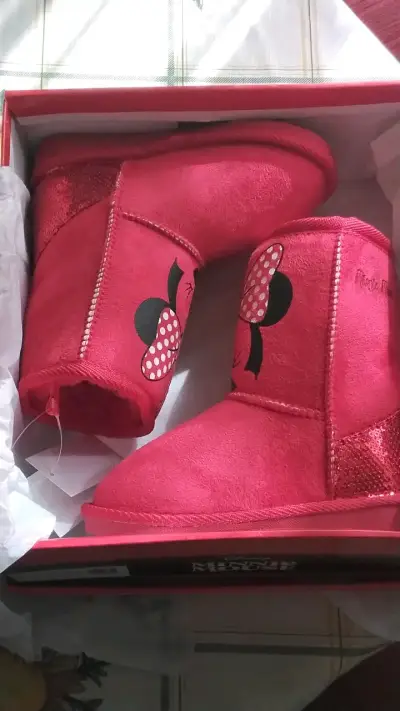 Botas Minnie Mouse rojas para niña - miniatura 2