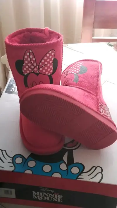 Botas Minnie Mouse rojas para niña - miniatura 3