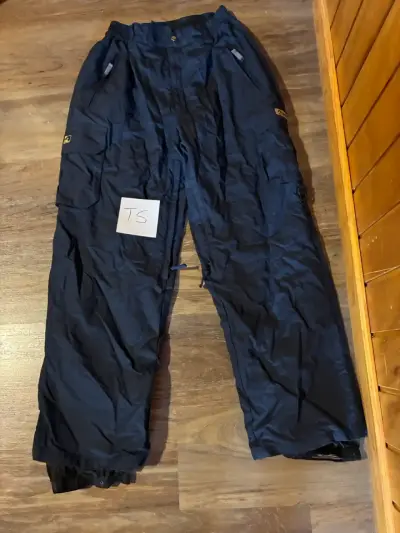 Pantalones de nieve impermeables azul talla S - miniatura 1