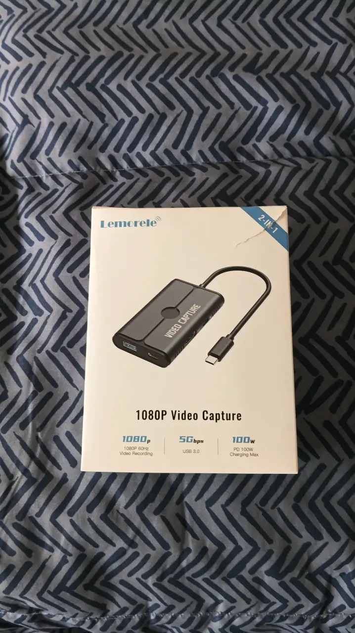 Capturadora de Video Lemorele 1080P USB 3.0 - 1