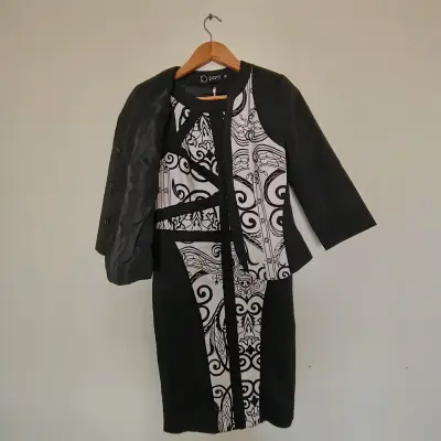 Vestido elegante con diseño geométrico Dotti - miniatura 1