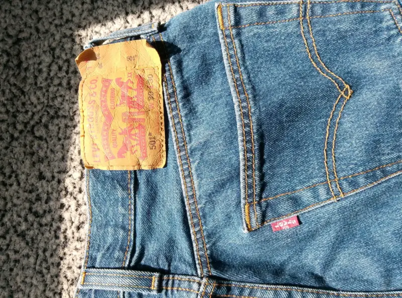 Jeans Levi's 501 clásicos azul - 3
