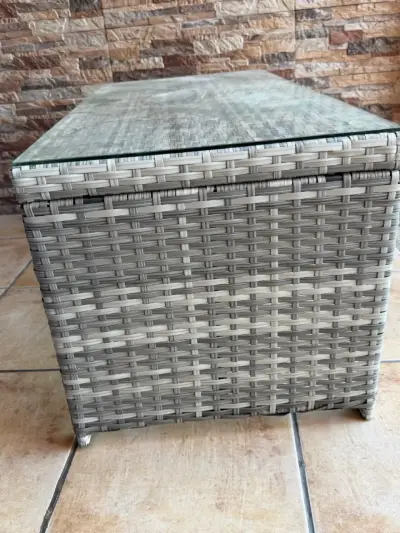 Mesa de centro de ratam para terraza - miniatura 4
