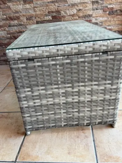Mesa de centro de ratam para terraza - miniatura 6