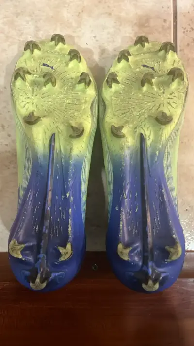 Zapatillas deportivas Puma verde y azul - miniatura 5