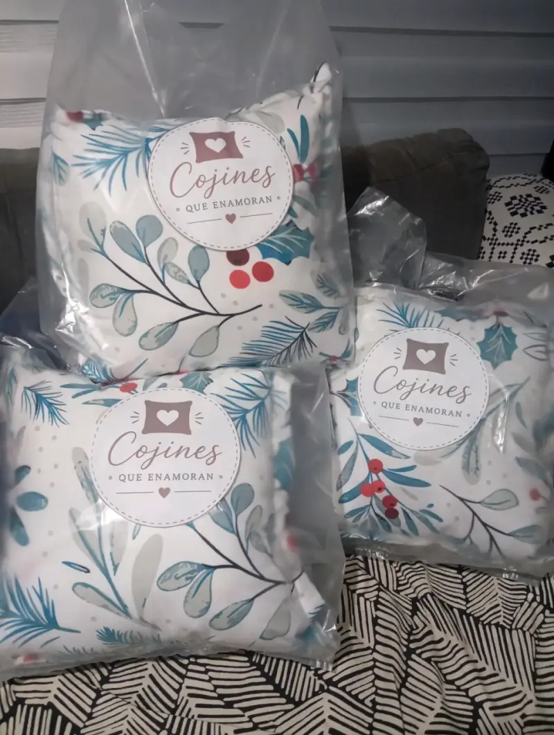 Set de cojines decorativos navideños