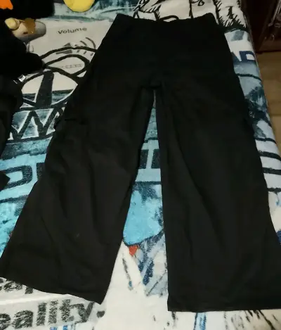 Pantalones negros anchos sybilla - miniatura 1