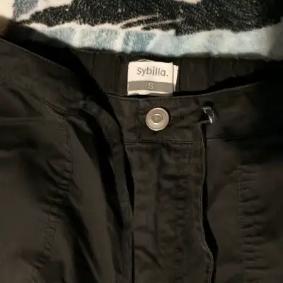 Pantalones negros anchos sybilla - miniatura 2