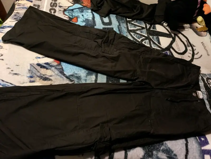 Pantalones negros anchos sybilla - 4