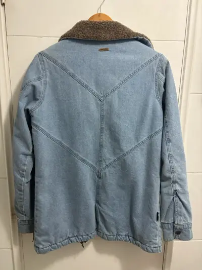 Chaqueta de mezclilla con forro de lana Xs-S - miniatura 2