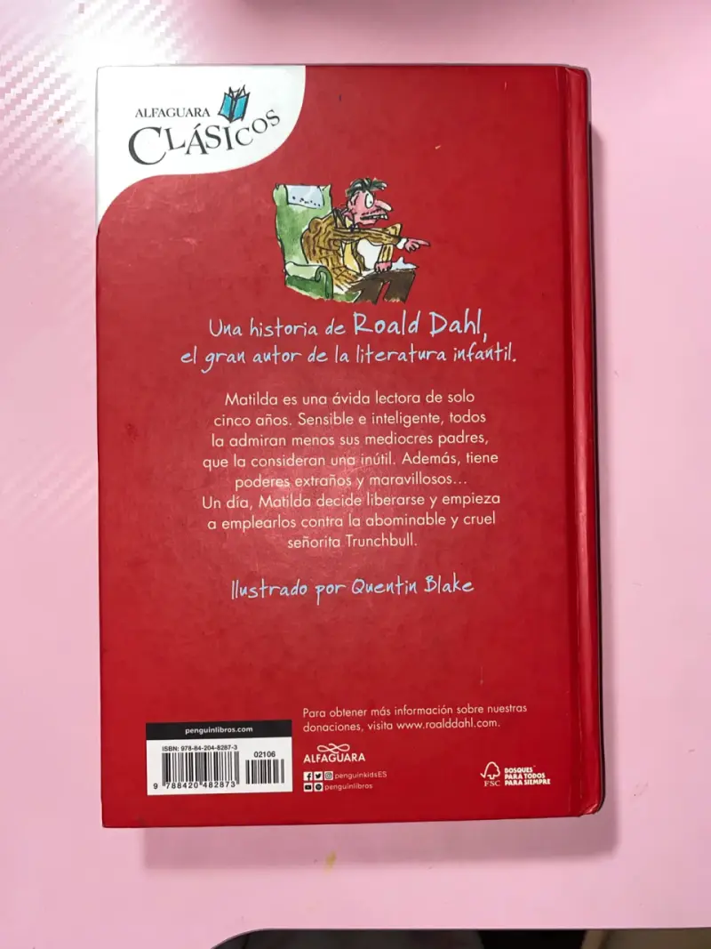 Libro Matilda de Roald Dahl en español - 2
