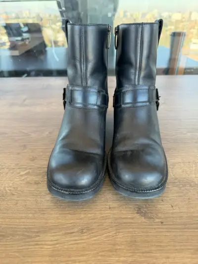 Botines Gacel de cuero negro con cadena - miniatura 2