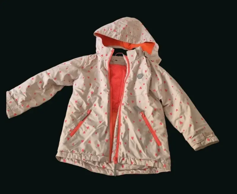 Chaqueta impermeable infantil con capucha - 1