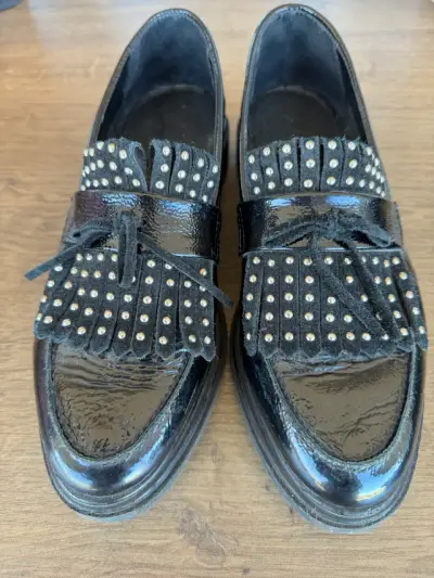 Mocasines Aldo negros con tachas - miniatura 2