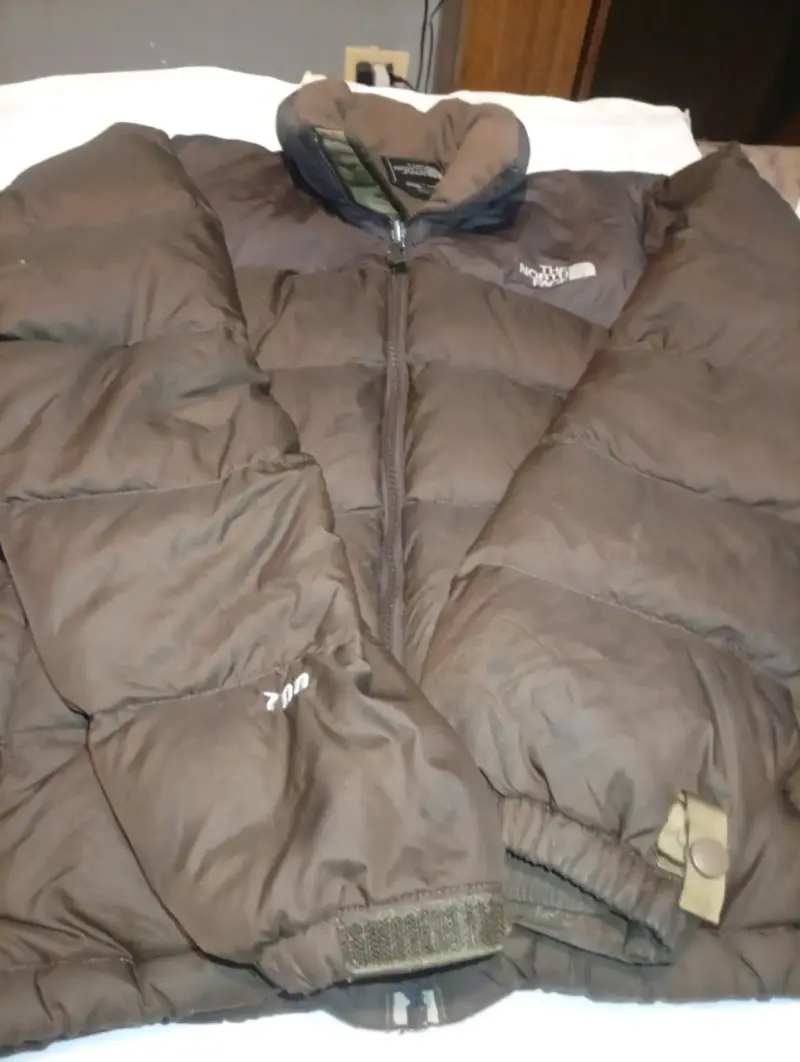 Chaqueta de invierno verde con forro polar - 3