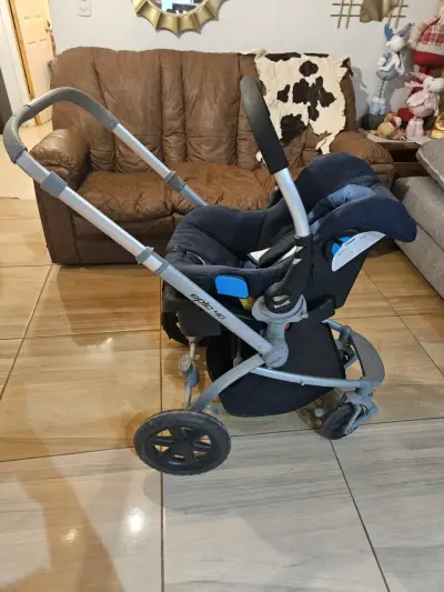 Coche de bebé Infanti con silla de auto - miniatura 1