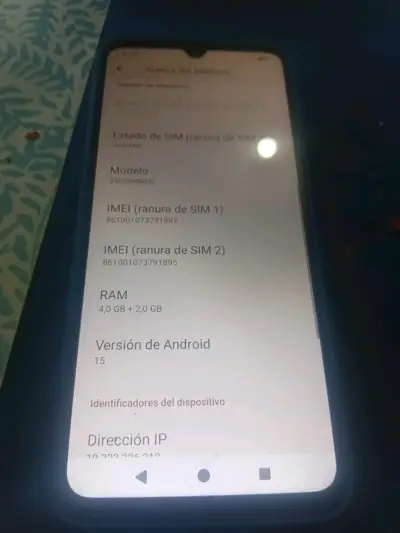Smartphone modelo Z502Z8RN03L con Android 15 - miniatura 1