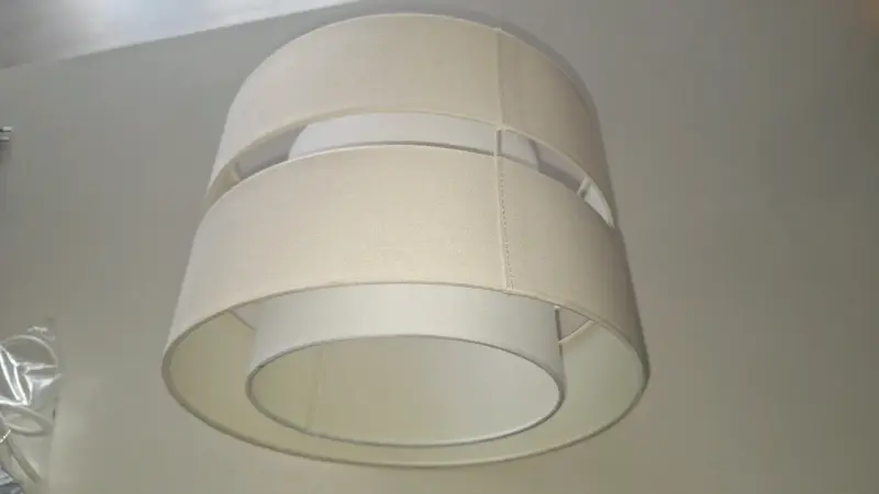 Pantalla de lámpara beige moderna - 1